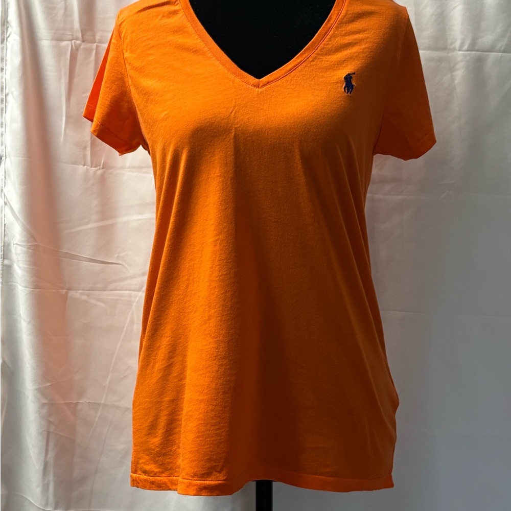 Polo by Ralph Lauren Orange Relaxed Fit Short Sleeve Tee